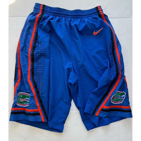 NIKE DRI FIT FLORIDA GATORS AUTHENTIC BASKETBALL VENTED SHORTS SIZE LARGE
